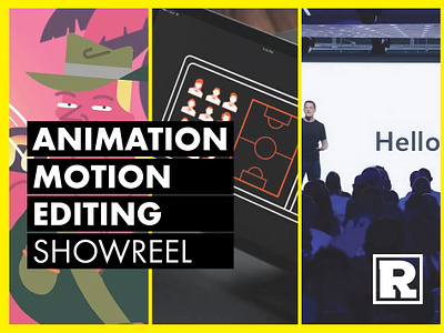 Showreel | Animation • Motion • Editing animation character animation graphic design interaction design logo microanimations motion motion graphics showreel