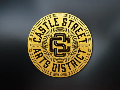 Castle Street Badge badge district