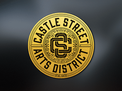 Castle Street Badge badge district