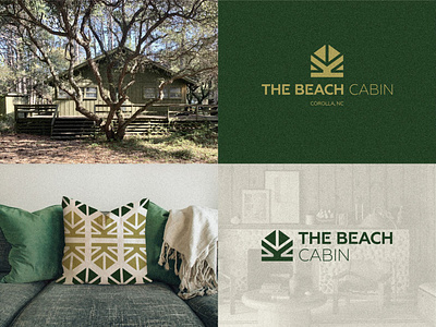 LOGO THE BEACH CABIN branding graphic design logo