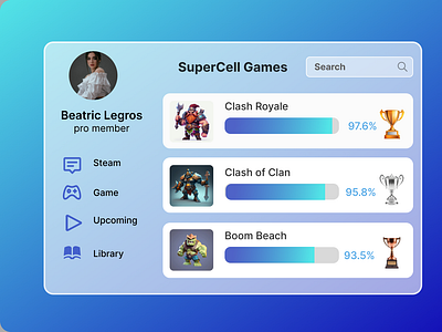 Game Leaderboard designs, themes, templates and downloadable graphic  elements on Dribbble