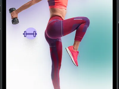 Fit Fab - Fitness Mobile App Design & Development branding graphic design logo mobile app ui