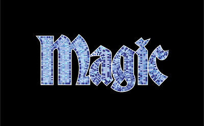 Magic fauxsaic disney fauxsaic illustrator magic kingdom mosaic tile vector
