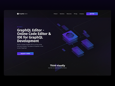 GraphQL Editor Website branding figma graphic design layout logo ui uxui web web design