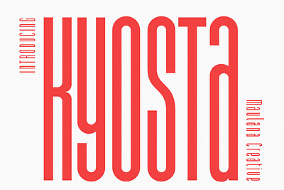 Kyosta Compressed Sans Font animation branding design font fonts graphic design illustration logo nostalgic