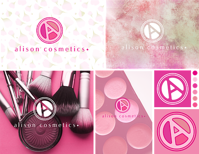 Concept: Alison Cosmetics adobe adobe illustrator beauty branding cosmetic graphic design logo makeup vector