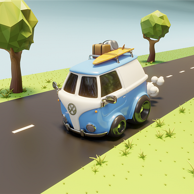 Travel Time 3d design motion graphics