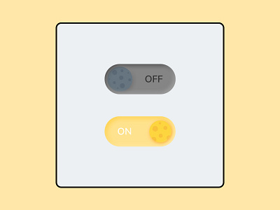 Daily UI Challenge - Day 15 - On/Off Switch - Neumorphism daily ui challenge day 15 figma neumorphism onoff witch switch ui design uiux