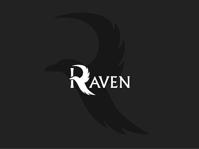 Raven logo design logo raven