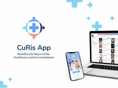 CuRis App - Product and Brand brand curis. healthcare logo platform