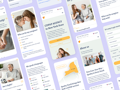 CDPAP NYC Agency Corporate Site caregiver company website corporate design corporate web design corporate website health healthcare inner page mobile design mobile ui mobile web design mobile website no code website responsive web design responsive website ui ui design ux ux ui web design