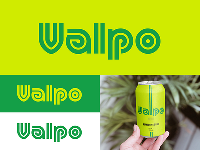 Valpo Energy Drink Logo branding design drink energy energydrink graphic design identity logo valpo