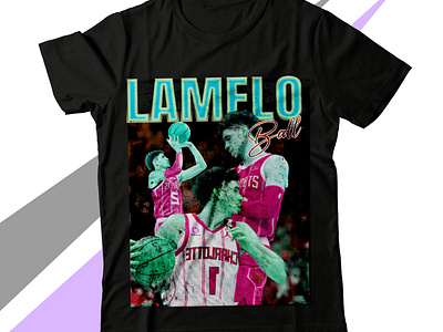 Lamelo Ball T-shirt design 90s vintage t shirt appeal design basketball basketball tshirt design design graphic design lamelo t shirt print on demand t shirt t shirt design t shirts tshirtdesign tshirts vintage tshirt