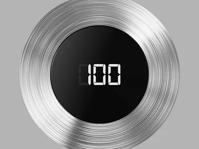 Digital Numeric and Modern Audio knob-75 audio knob numeric render ui vsd