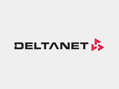 Deltanet business logo company log logo logo design