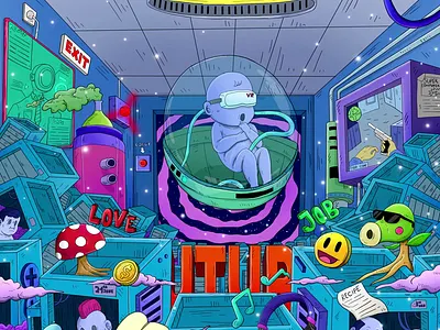 TC Embryo animation art artwork cartoon design digital drawing graphic design illustration surrealism