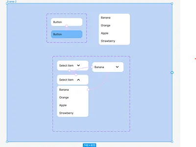 Dropdown Menu variables design figma ui ux