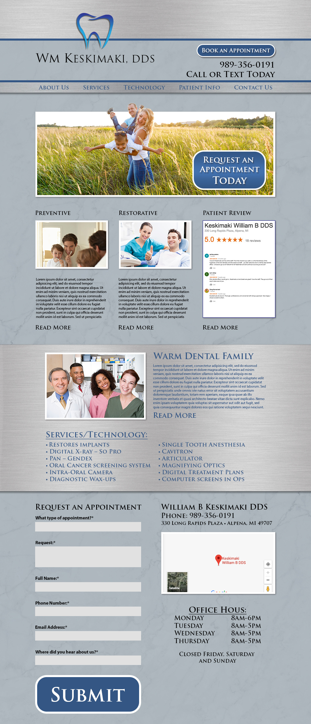 Example of Keskimaki Website