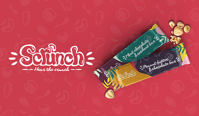 Scrunch - Snack brand identity brand identity branding business graphic design healthy logo logo design logotype nuts snack visual identity