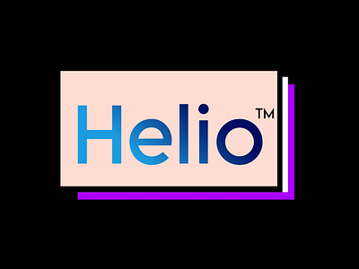 Making logo for Helio graphic design logo