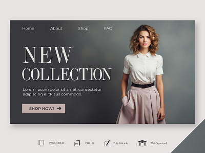 Elevate Your Website's Appeal with Chic Fashion Website Bann website design