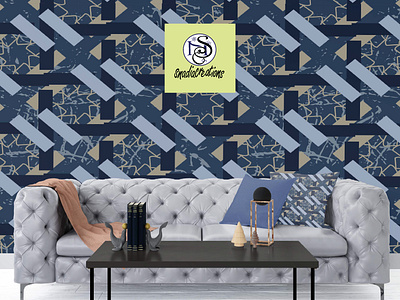 Modern Abstract cieling design design fabric designer geometric home decor lifestyle modern abstract product design seamless pattern surface design textile pattern designer vector wallpaper design