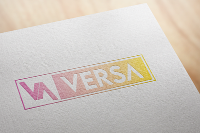 Versa branding design flat graphic design logo logo design minimal typography