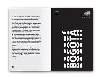 Monarco art book editorial editorial design graphic design layout portfolio spreads typoraphy