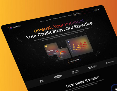 CreditPro website adobexd bestfolios dailyu dribbblers gfxmob graphic design graphicdesign illustration logo pixel reativewarmups uidesign userexperience userinterface vector web design webdesign webdesigner website website designs