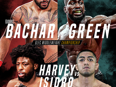 Global Legion FC 24 MMA Matchup Poster branding combat sports event poster face off fighting global legion graphic design mixed martial arts mma mma poster photography photoshop poster design ufc