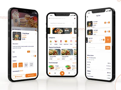 Food Delivery - Multi Restaurants - Flutter Apps - iOS/Android
