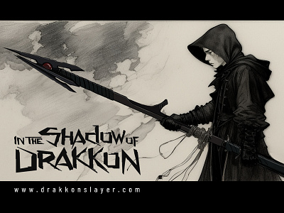In the Shadow of Drakkon concept art branding character comics concept illustration illusttsy logo