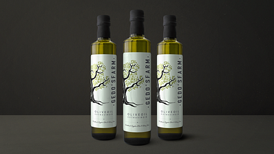 GEDO'S FARM OLIVE OIL PACKAGING branding olive oil packaging package design