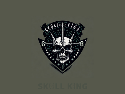 badges logo badges logo bones branding death design esports logo font grim reaper halloween lettering logo mascot logo skeleton skull skull king spooky typeface typography vector vintage