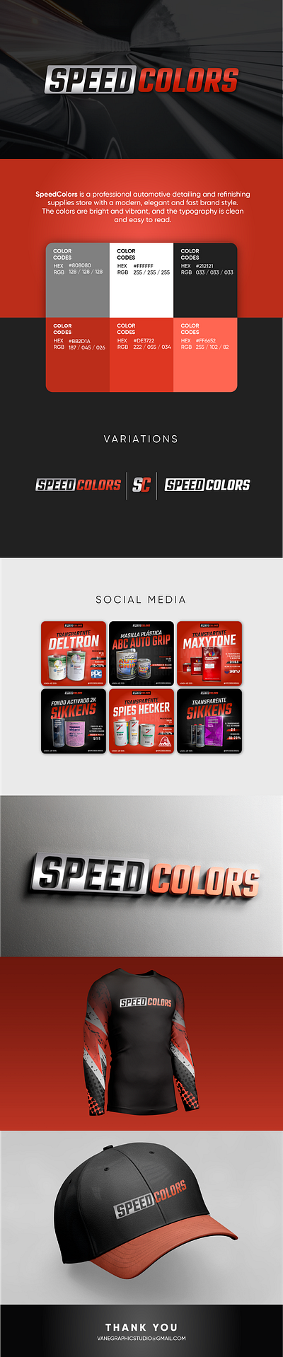 SpeedColors - Branding - Visual Identity brand branding graphic design illustrator instagram photoshop social media visual identity