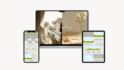 UGC Portfolio Website aesthetic branding canva design minimalist portfolio website social media template ugc portfolio