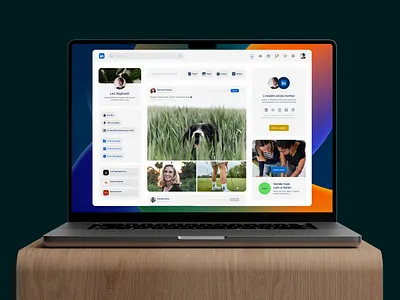 LinkedIn (redesign ) interfaces redesign ui uiux