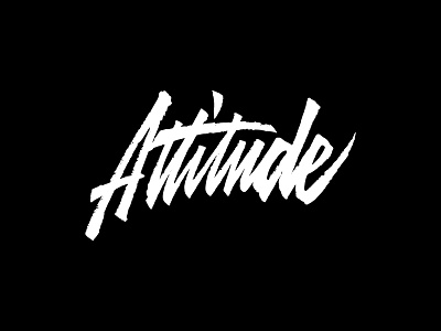 Attitude attitude calligraphy clothing graphic handstyle lettering merch streetwear stussy typography