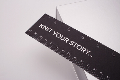 Knit your story custom rectangle stickers advertising brand stickers branding business stickers custom stickers labelling labels marketing sticker printing stickers