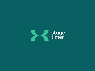 Stagetimer - Countdown Timer brand branding graphic design logo logo animation logo branding logo concept logo design logo motion