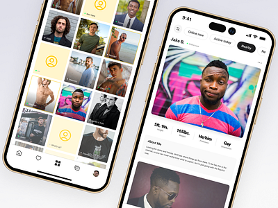 Grindr | Mobile App Re-Design app mobile app design product design redesign ui