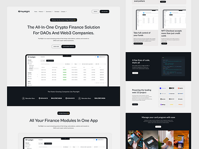 Crypto finance landing page crypto daos figma finance finance crypto landing page web 3 web design