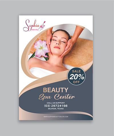 SPA FLYER branding graphic design illustration logo