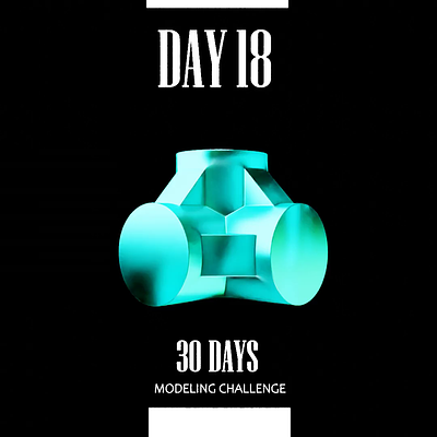 30 days modeling challenge - day 18 3d animatedgif animation b3d blender gif motion graphics