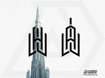 Law of Dubai Logo for Sale advocate attorney branding burj al arab consulting creative design dubai graphic design icon initial initials justice law lawyer legal logo luxury simple symbol