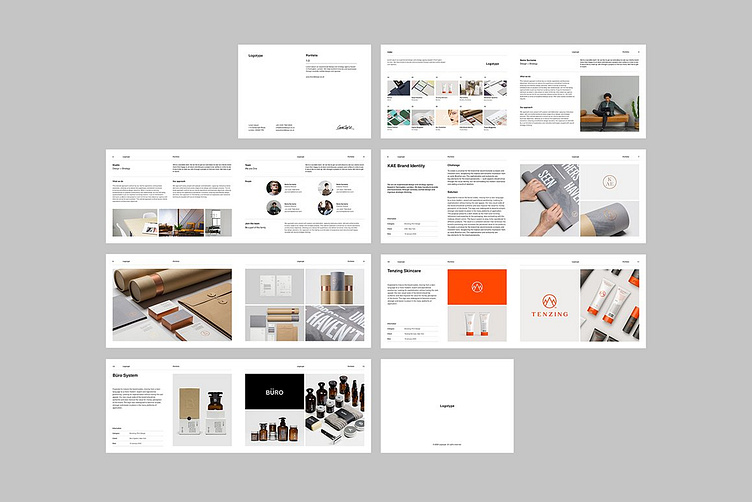 Portfolio Template by Indrawan on Dribbble