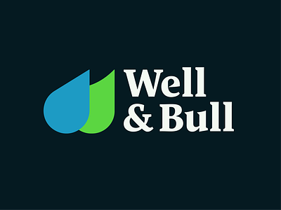 Well & Bull final logo brandmark business business logo company company logo designer logo concept logo designer well being wordmark