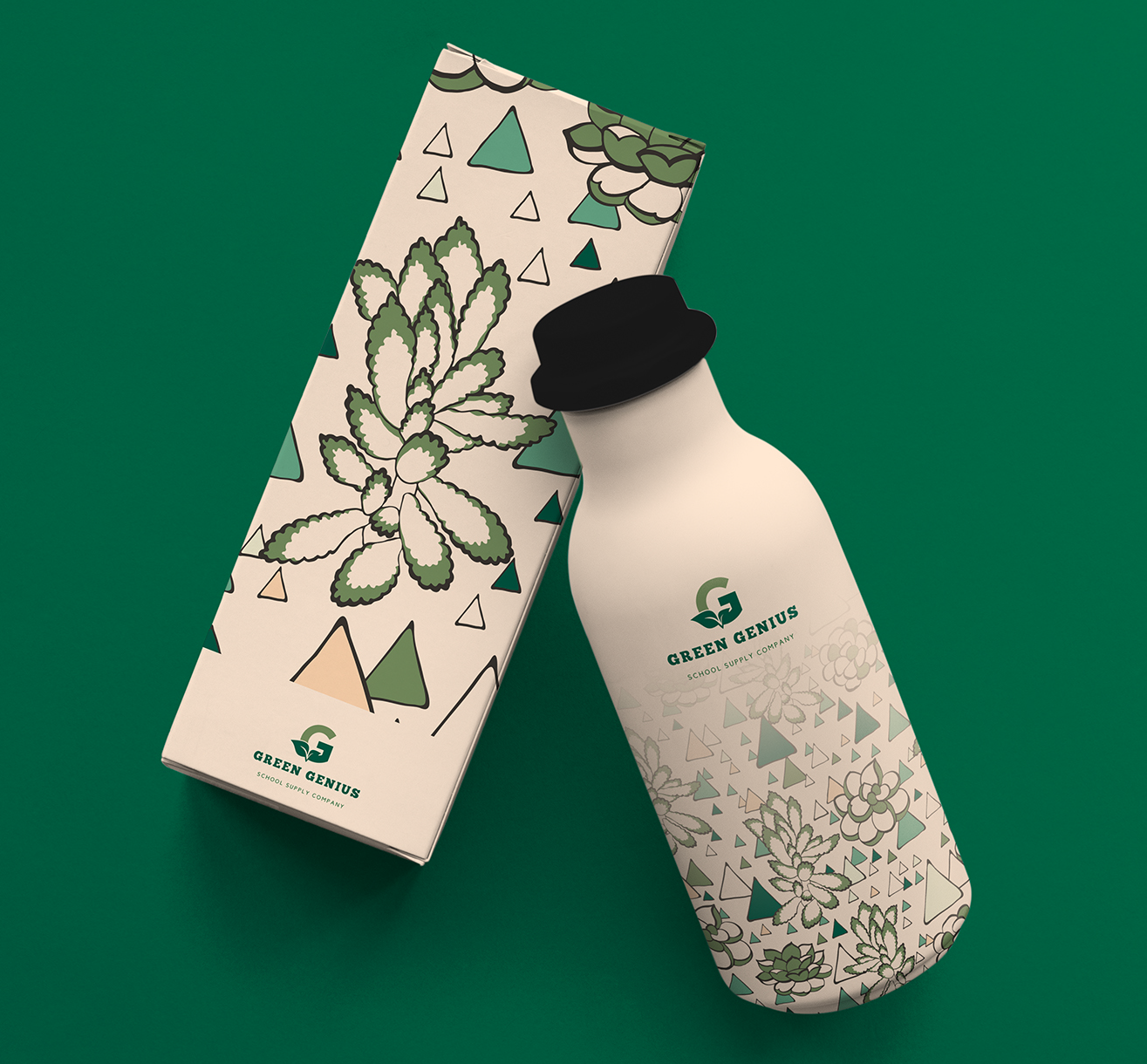 Green Genius™ branding graphic design