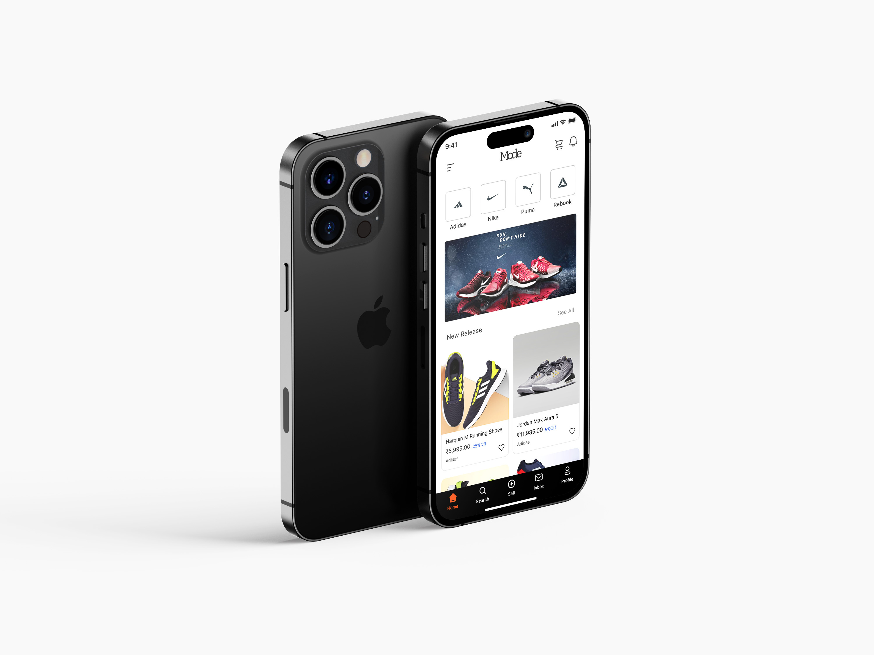 Footwear E-commerce App UI figma footware mobile ui design mockups uiuxdesign