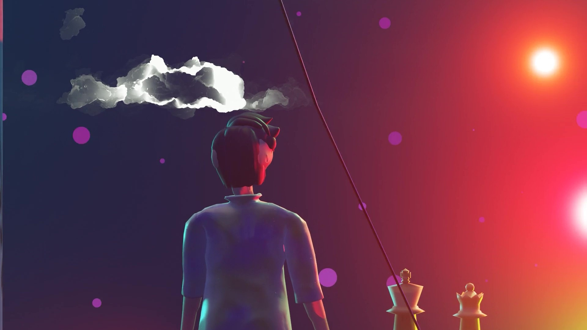 3D environment for bangloow! 3d animated animation cartoon character gif graphic design lottie motion graphics ui